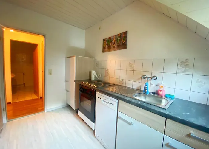 Apartment Burg Panorama Blick Moderne Zentrale