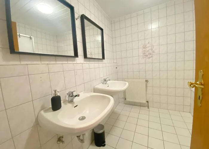 Burg Panorama Blick Moderne Zentrale *